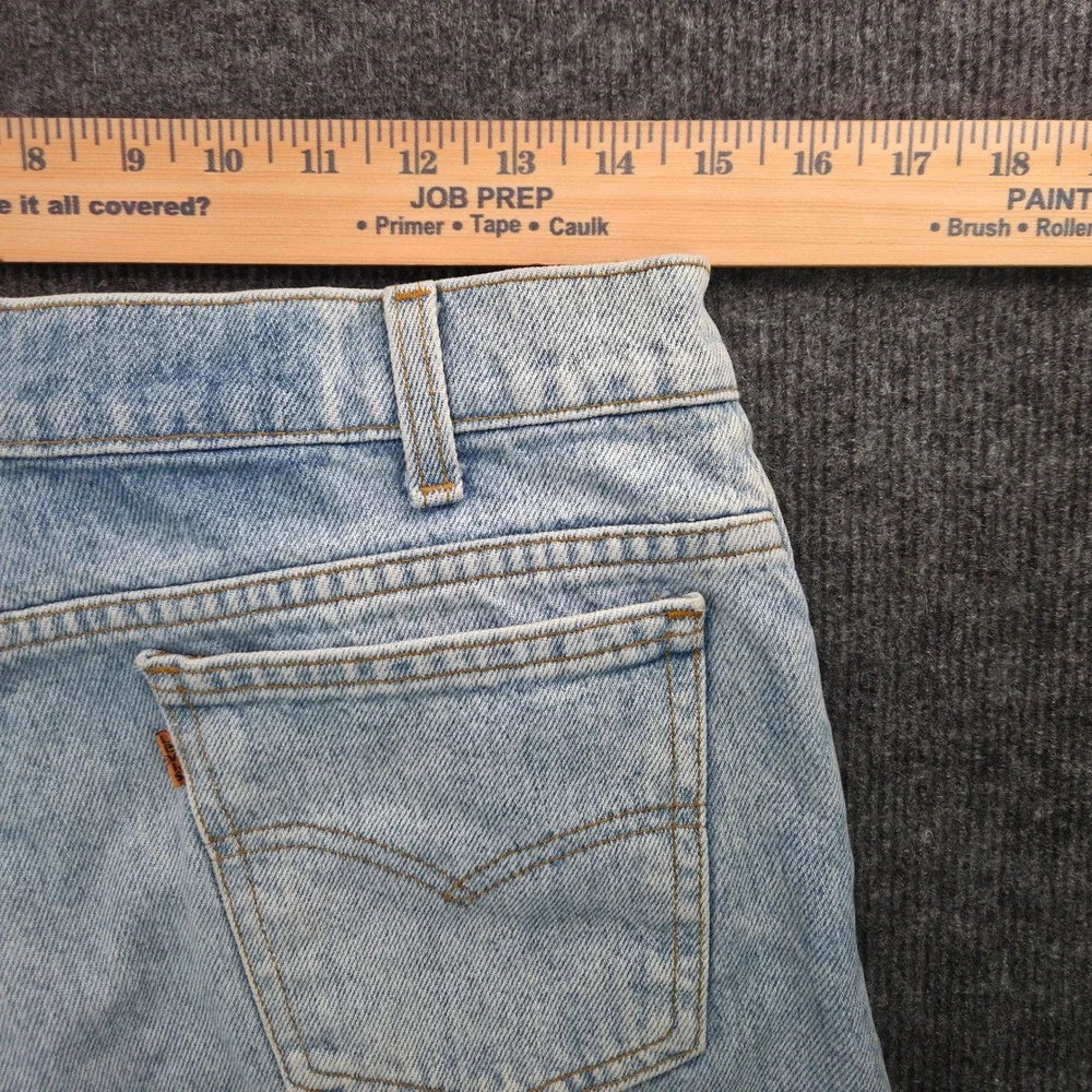 VTG Levi's 505 Orange Tab Jeans Mens 32x32 Light Wash Blue Made in USA Cotton